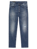 Jeans Koons con piercing-Dondup-Jeans-Vittorio Citro Boutique