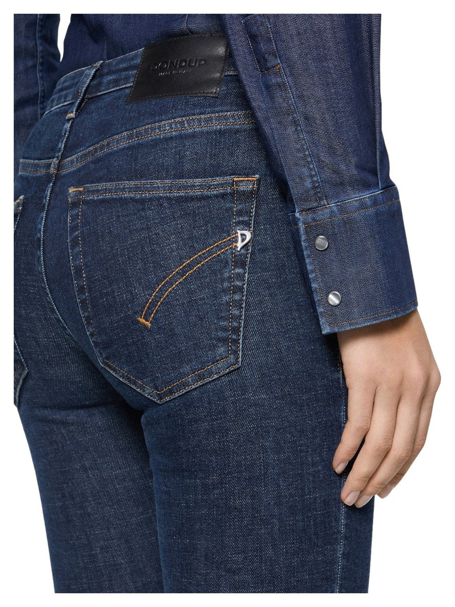 Jeans Skinny Iris bottoni gioiello-Dondup-Jeans-Vittorio Citro Boutique