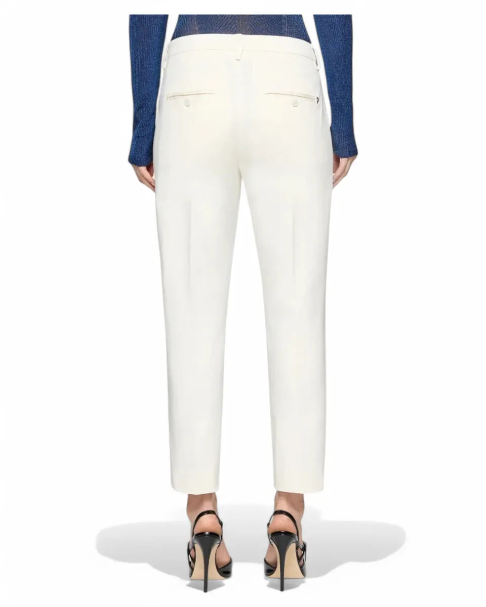 Pantaloni Nima Loose in Gabardina-Dondup-Pantaloni-Vittorio Citro Boutique