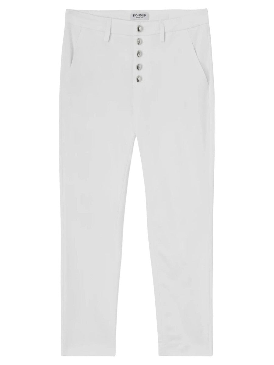 Pantaloni Carmen slim in cotone-Dondup-Pantaloni-Vittorio Citro Boutique