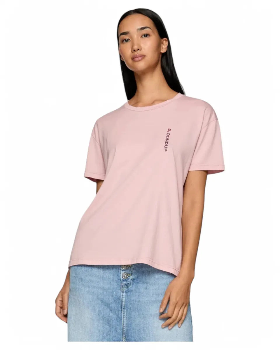 T-shirt Girocollo Regular in Jersey-Dondup-T-shirt-Vittorio Citro Boutique