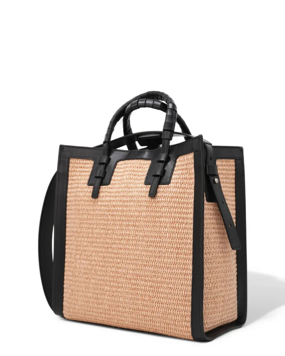 Borsa Casadei Beaurivage Mini Tote in Rafìa-Casadei-Borse a mano-Vittorio Citro Boutique