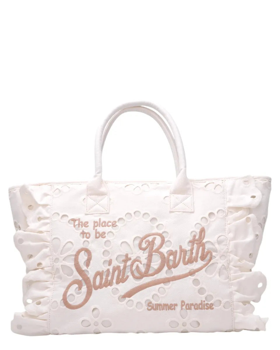 Borsa Vanity Volant in pizzo Sangallo-Mc2 Saint Barth-Borse a spalla-Vittorio Citro Boutique