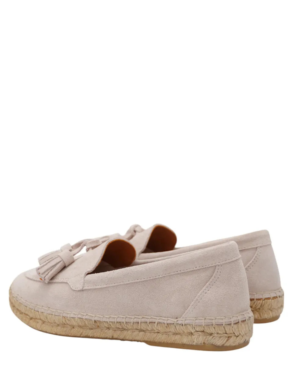 Mocassini Borlas artigianale in pelle e juta con campanellino-ABARCA-Mocassini-Vittorio Citro Boutique