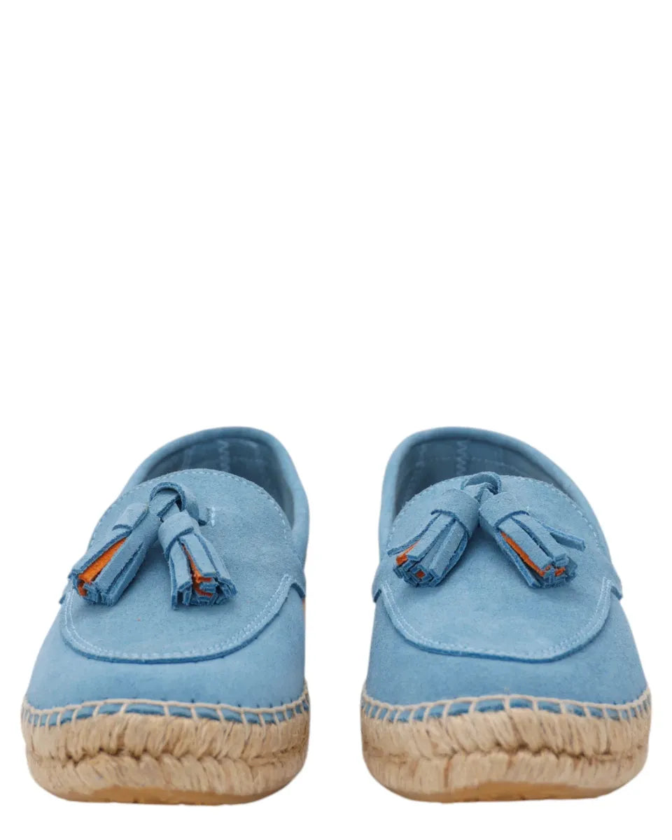 Mocassini Borlas artigianale in pelle e juta con campanellino-ABARCA-Mocassini-Vittorio Citro Boutique