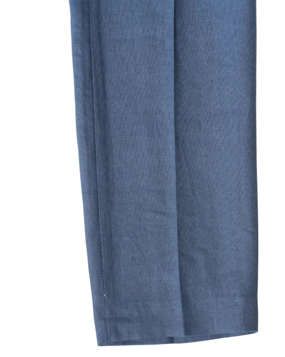 Pantaloni Denny in Lino Made in Italy-Michael Coal-Pantaloni-Vittorio Citro Boutique
