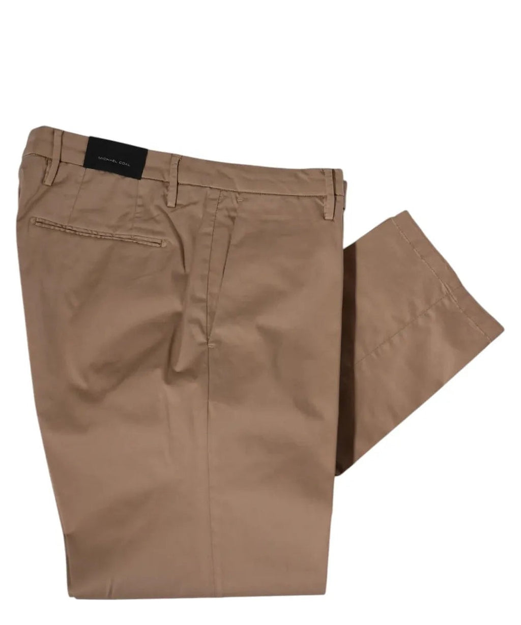 Pantaloni Brad in Cotone Elasticizzato-Michael Coal-Pantaloni-Vittorio Citro Boutique