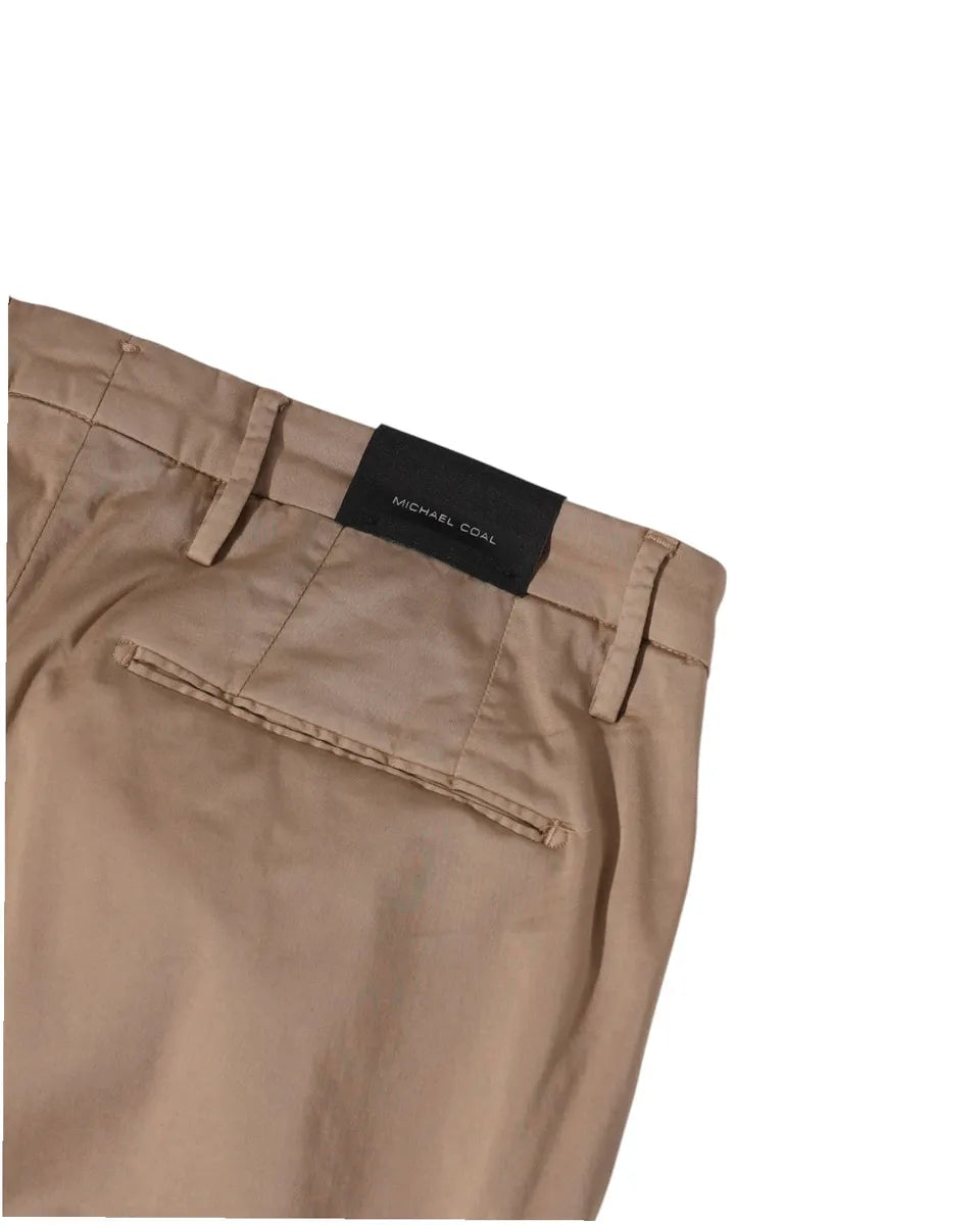 Pantaloni Brad in Cotone Elasticizzato-Michael Coal-Pantaloni-Vittorio Citro Boutique