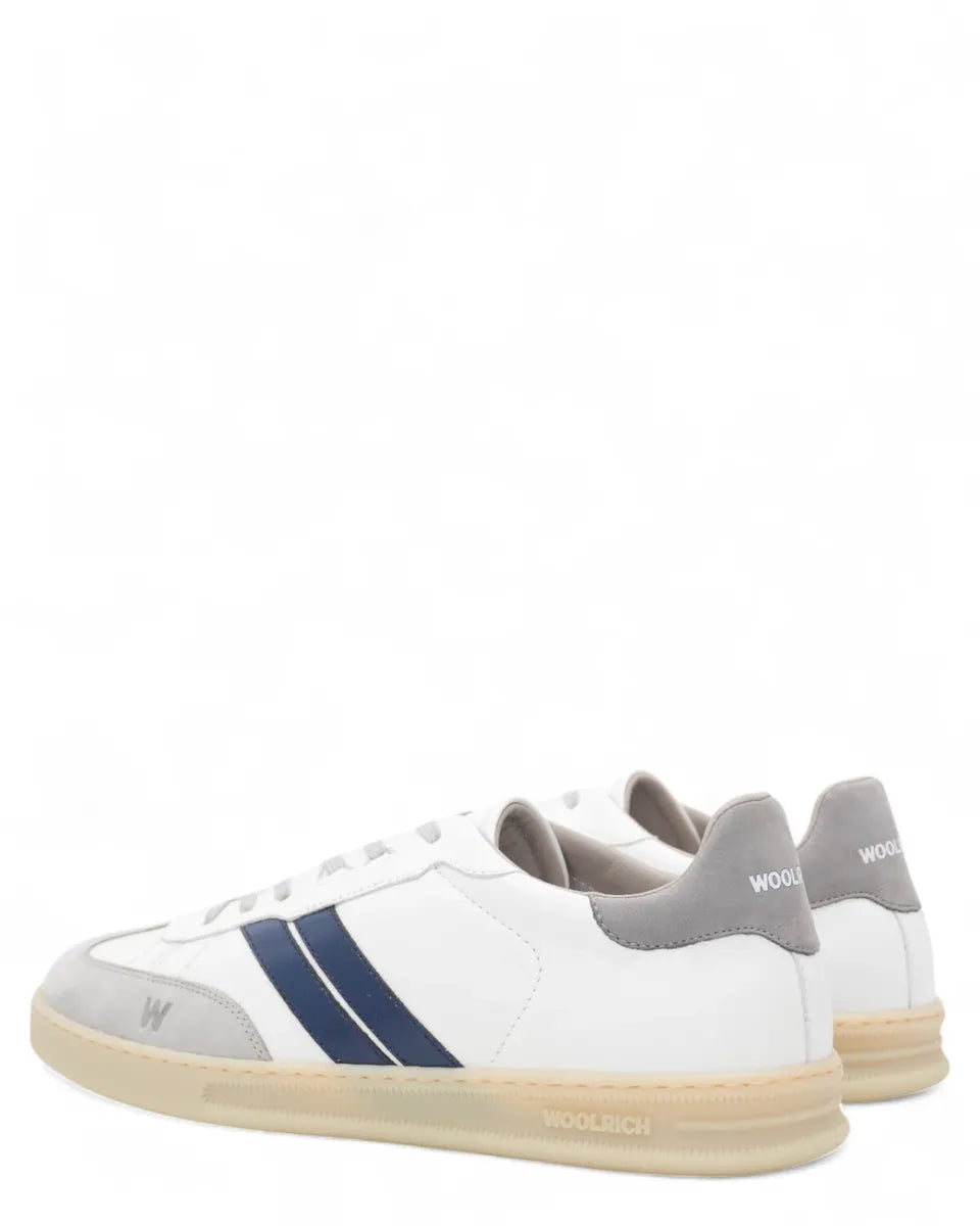 Sneakers Double U.T in Nabuk e Seta-Woolrich-Sneakers-Vittorio Citro Boutique