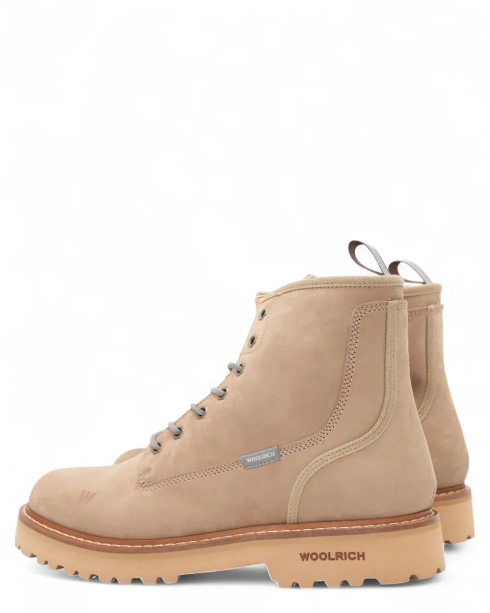 Scarponcini in Nabuk Taupe-Woolrich-Stivali-Vittorio Citro Boutique