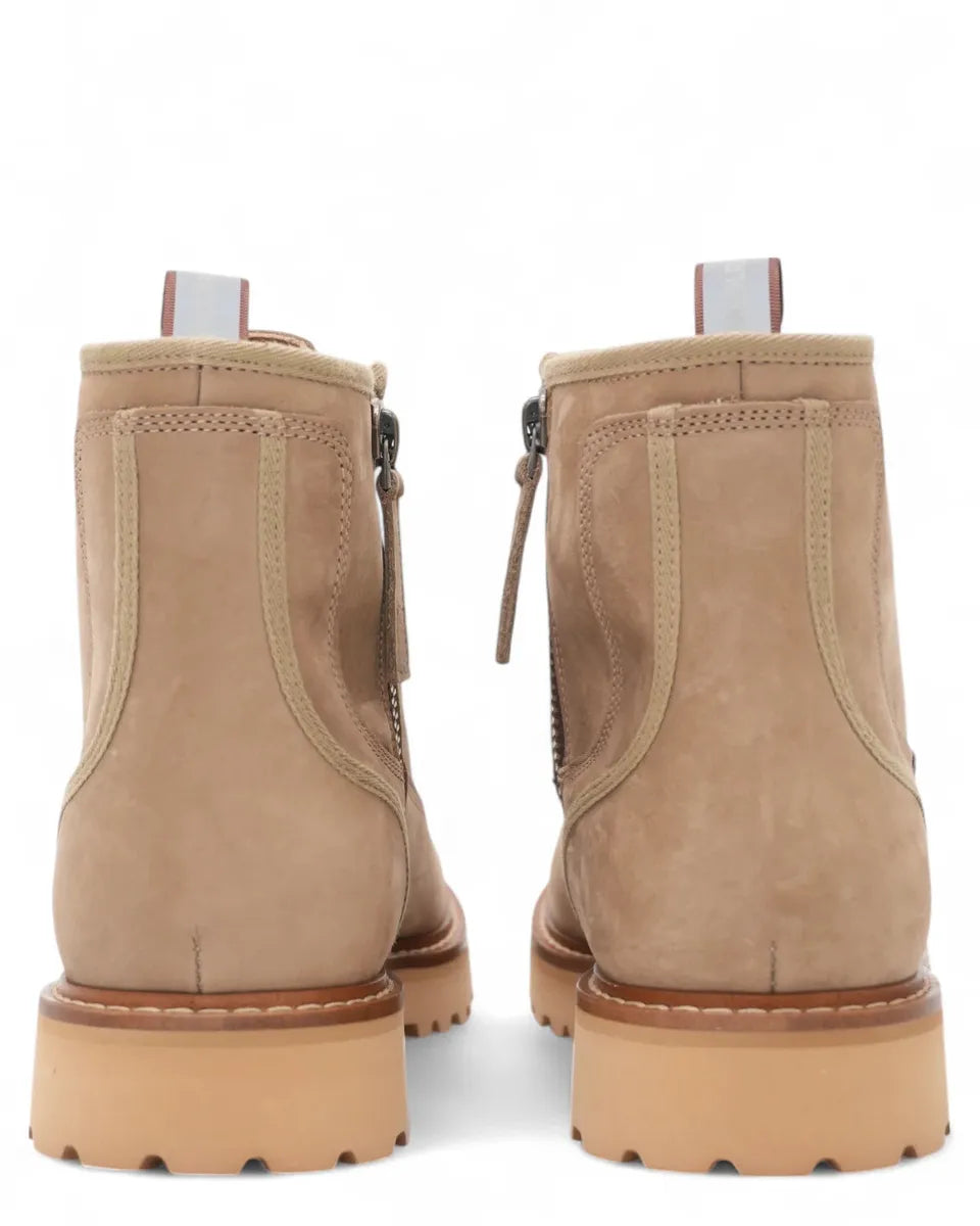 Scarponcini in Nabuk Taupe-Woolrich-Stivali-Vittorio Citro Boutique