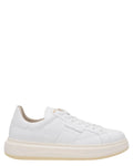 Sneakers Woolrich Arrow in Pelle Abrasivata Bianca-Woolrich-Sneakers-Vittorio Citro Boutique