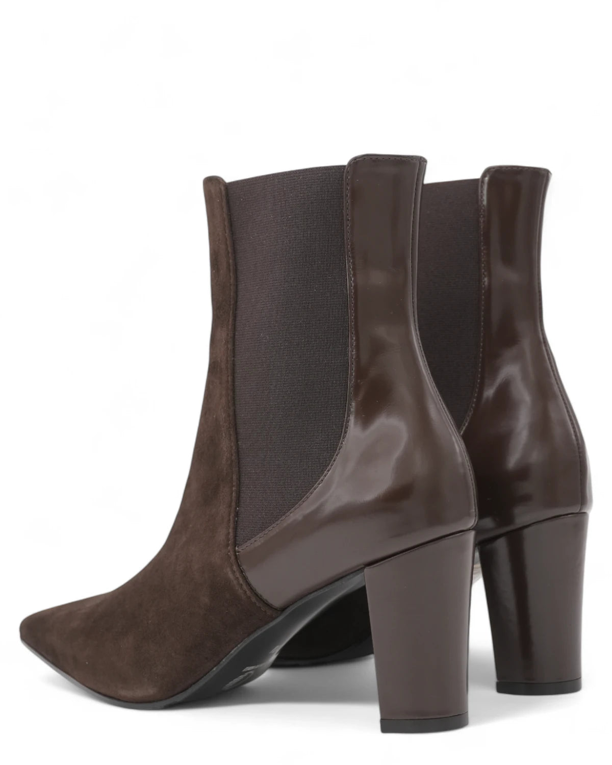 Stivaletti in pelle e camoscio-Vittorio Citro-Stivali-Vittorio Citro Boutique