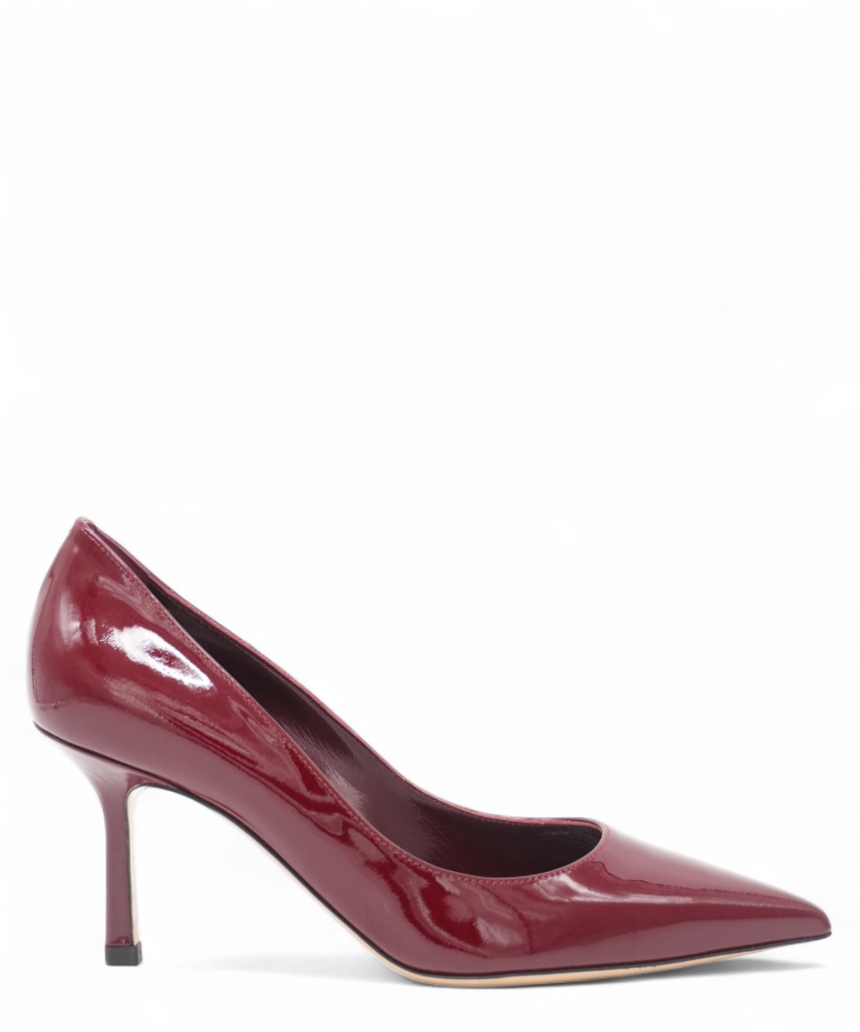 Décolleté eva Vernice Bordeaux Tacco 7.5cm-NINALILOU-Décolleté-Vittorio Citro Boutique