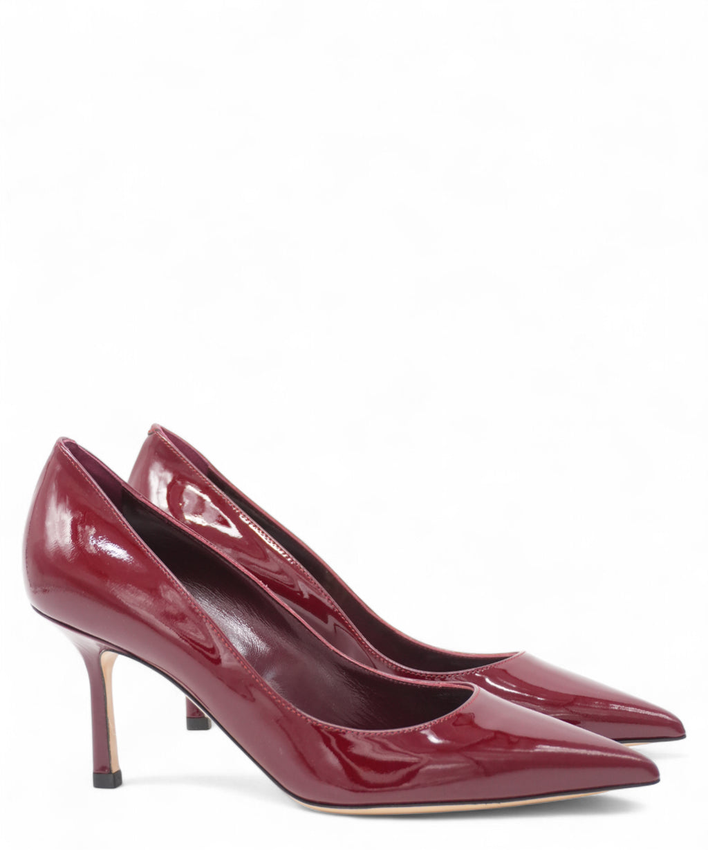 Décolleté eva Vernice Bordeaux Tacco 7.5cm-NINALILOU-Décolleté-Vittorio Citro Boutique