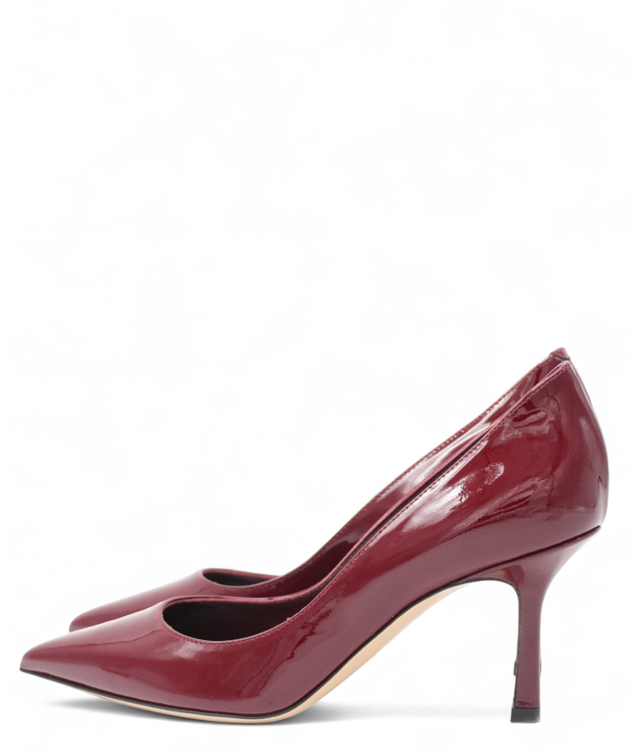 Décolleté eva Vernice Bordeaux Tacco 7.5cm-NINALILOU-Décolleté-Vittorio Citro Boutique