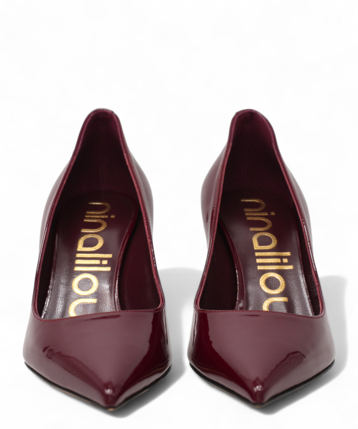 Décolleté eva Vernice Bordeaux Tacco 7.5cm-NINALILOU-Décolleté-Vittorio Citro Boutique