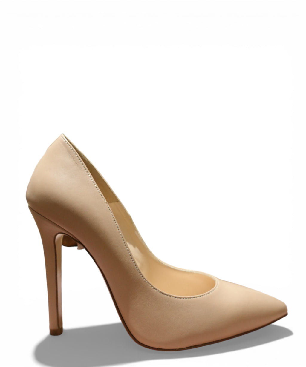 Escarpins femme en cuir nappa Giusy Flux talon 9 cm