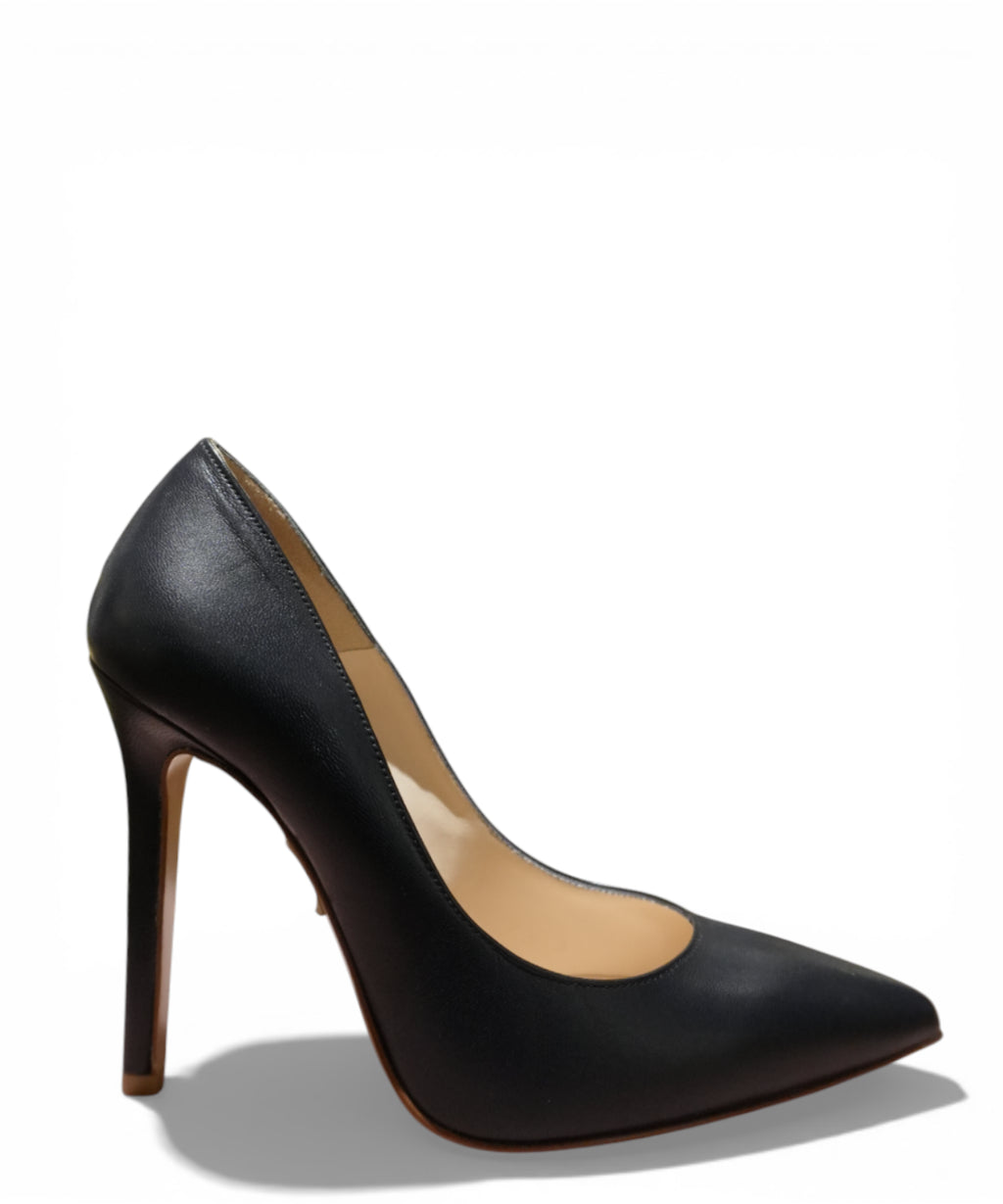 Escarpins Giusy Flux en cuir nappa pour femme, talon 9 cm