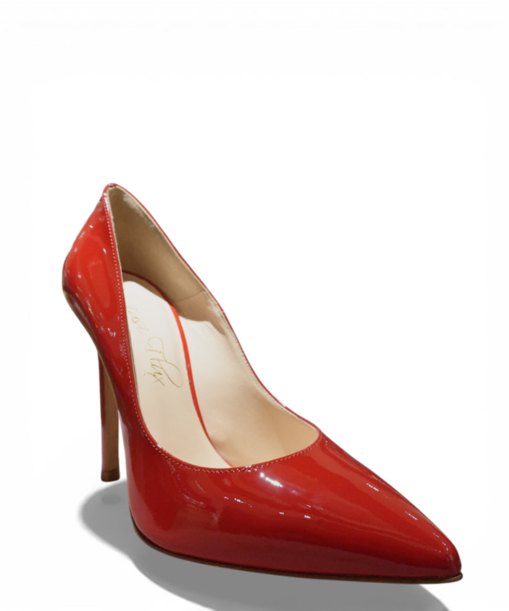 Escarpin Femme Cuir Verni Giusy Flux