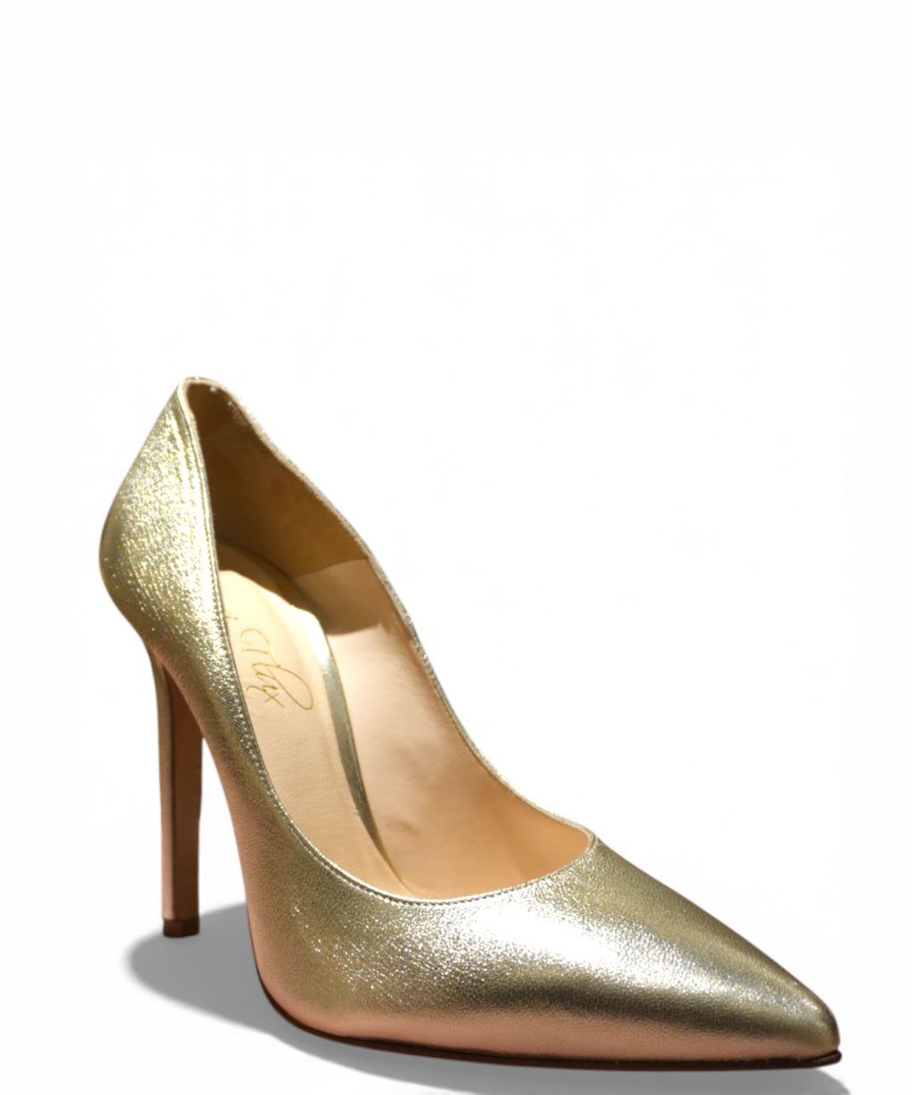 Escarpin Femme Cuir Laminé Giusy Flux