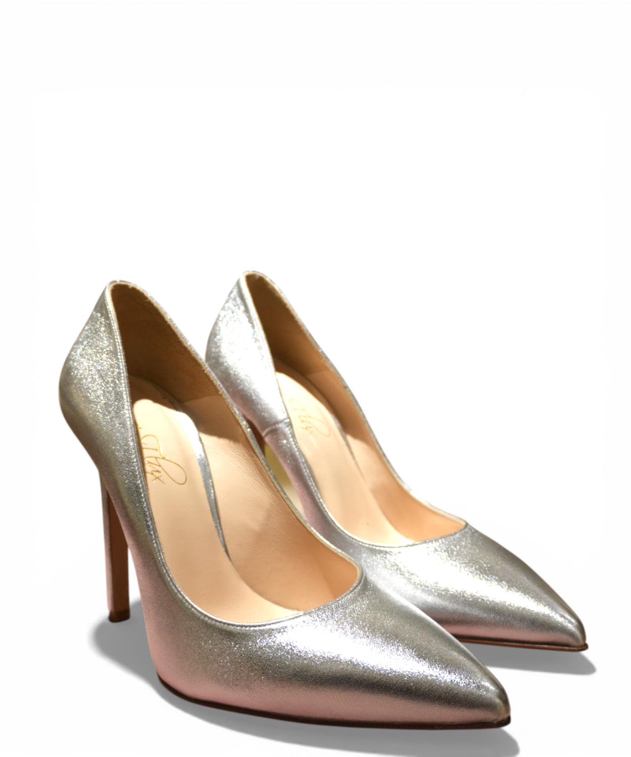 Décolleté Donna Pelle Laminata Giusy Flux