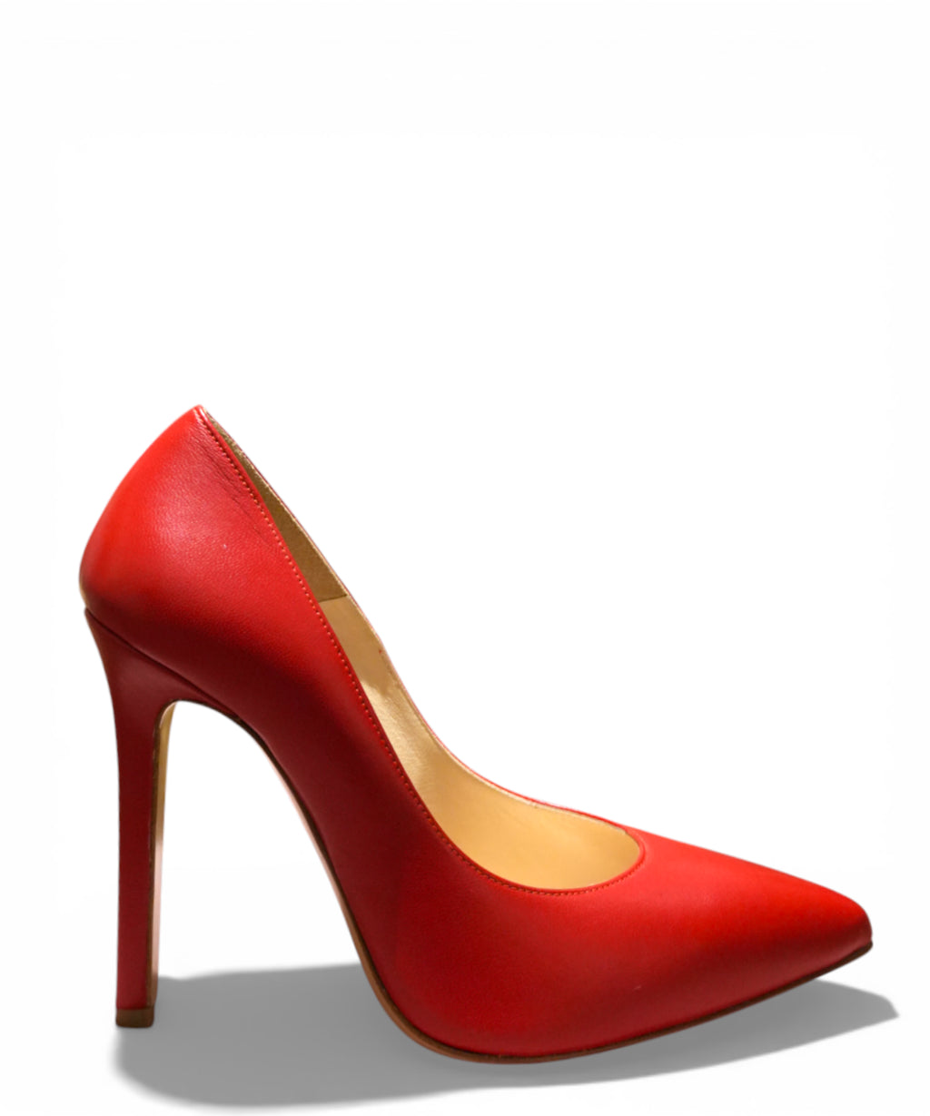 Escarpin Giusy Flux en cuir nappa - Talon 9 cm