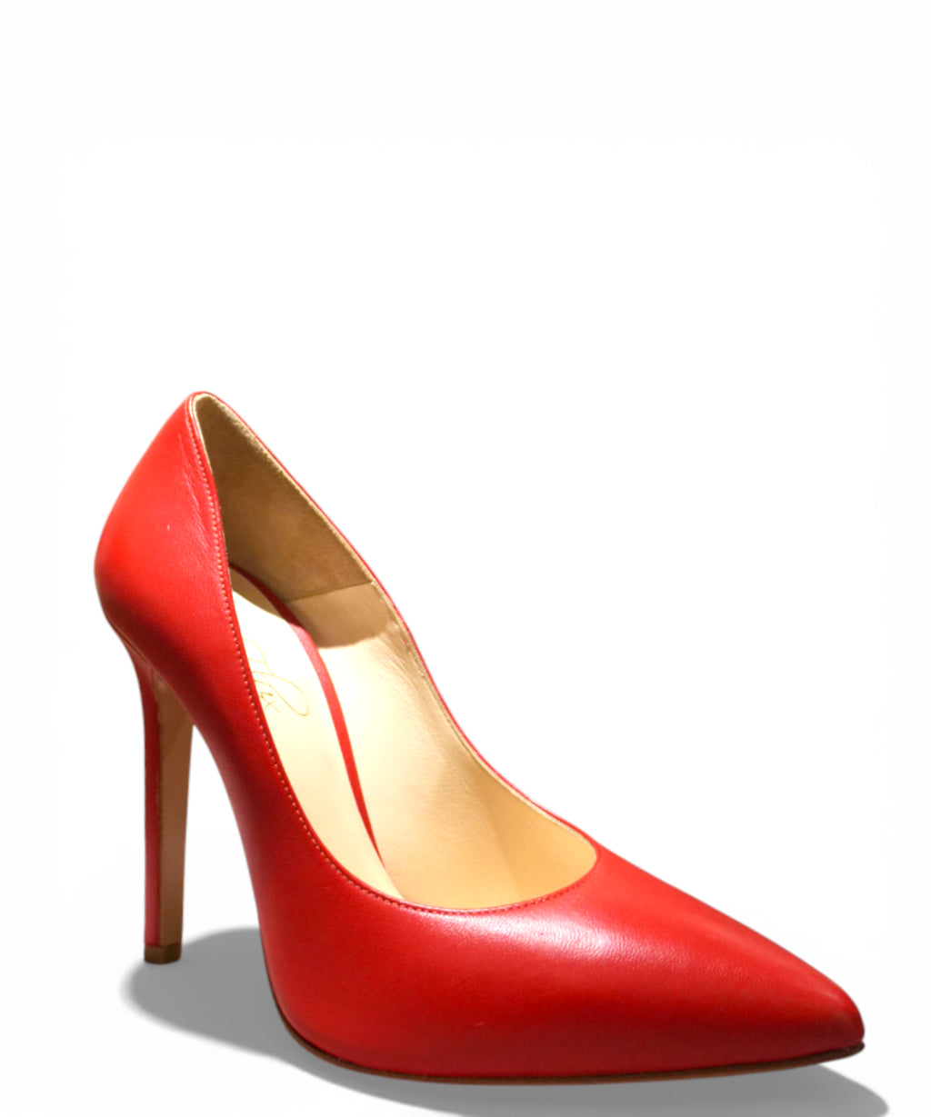 Escarpin Giusy Flux en cuir nappa - Talon 9 cm