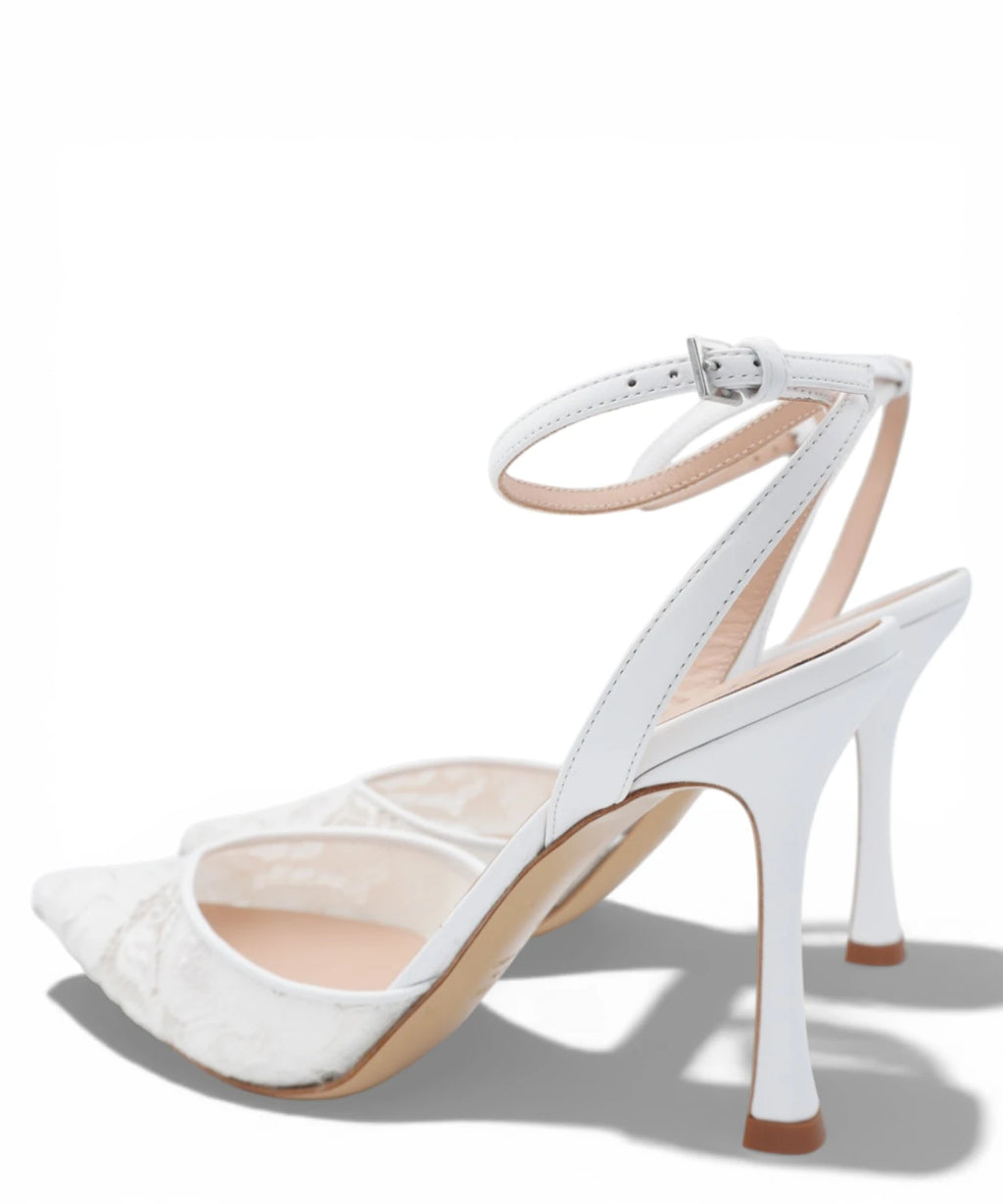Chaussures de mariée Ninalilou Amy en nappa blanc