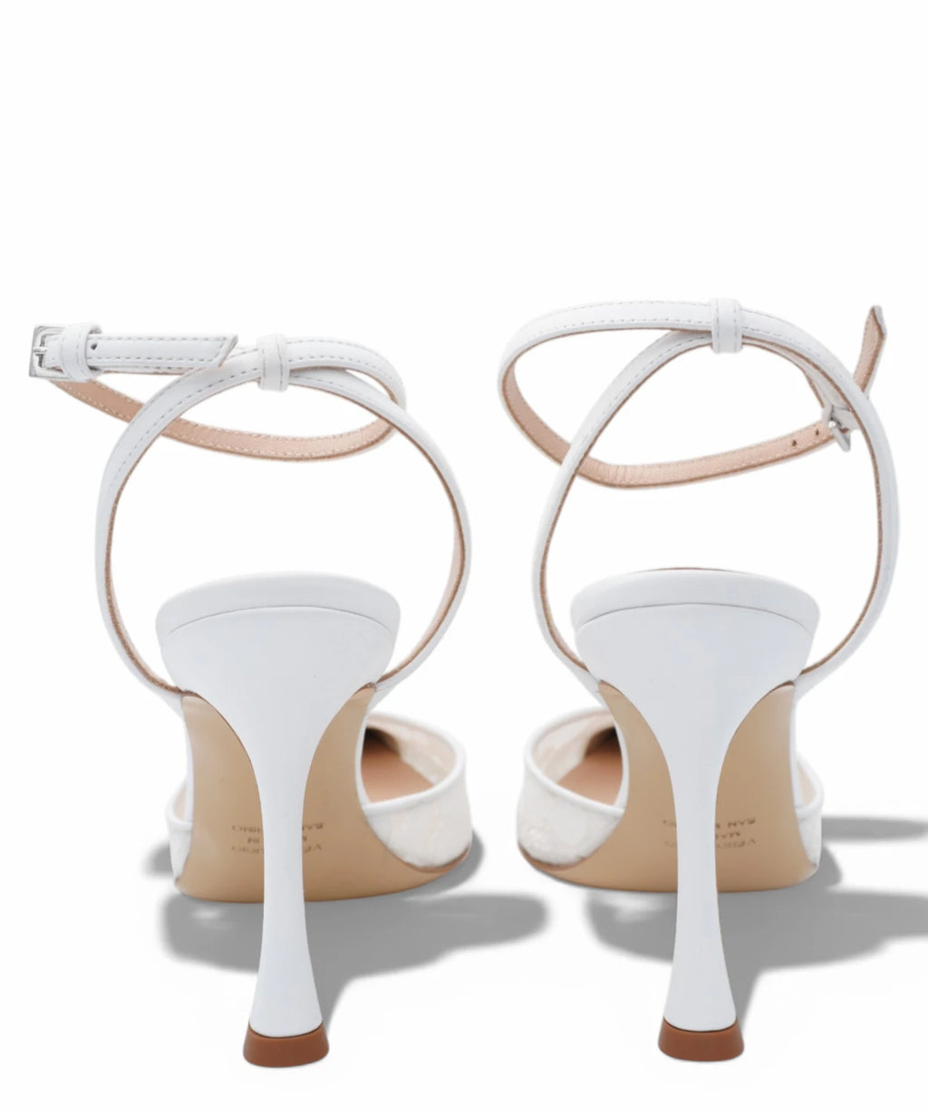 Chaussures de mariée Ninalilou Amy en nappa blanc