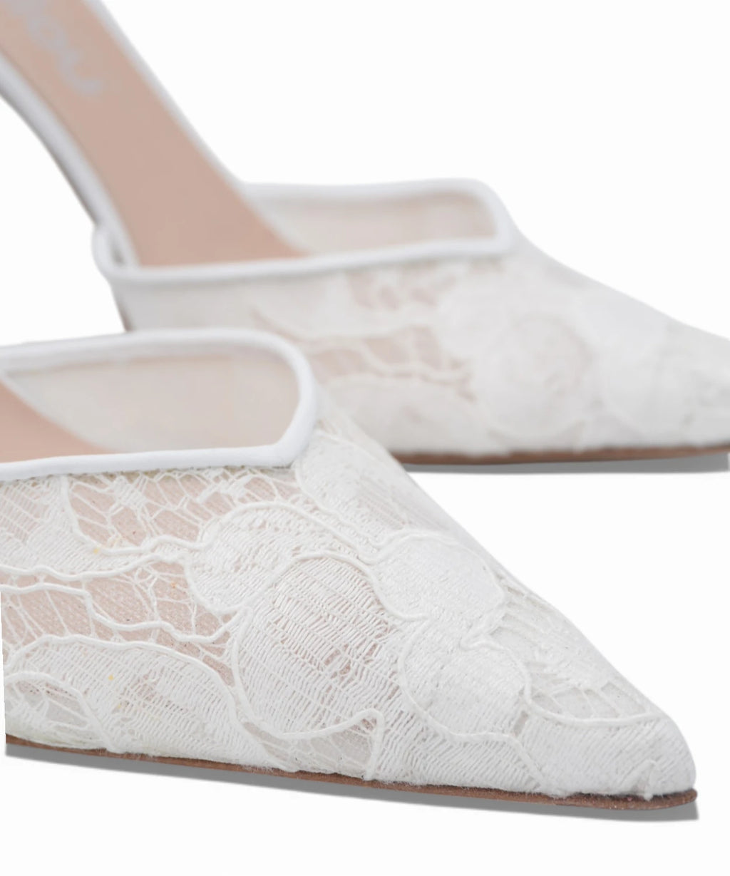 Chaussures de mariée Ninalilou Amy en nappa blanc