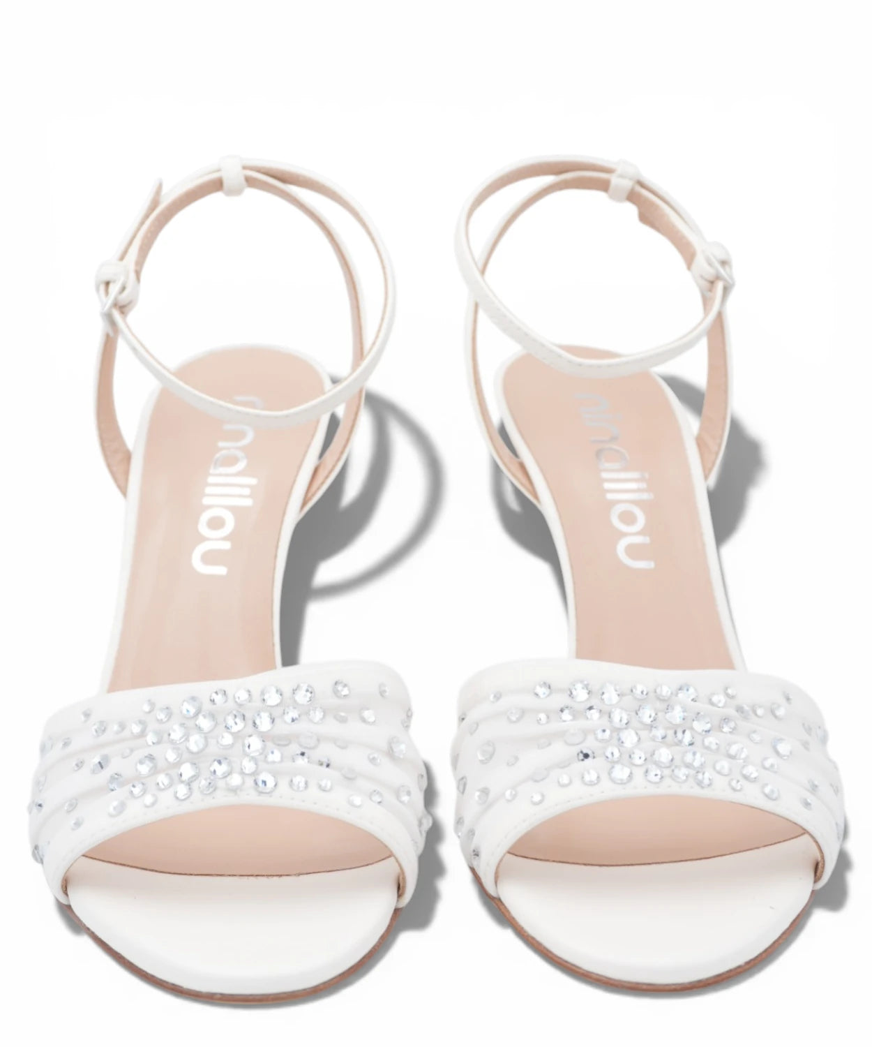 Sandali Sposa Ninalilou Mya 905 in Nappa Avorio