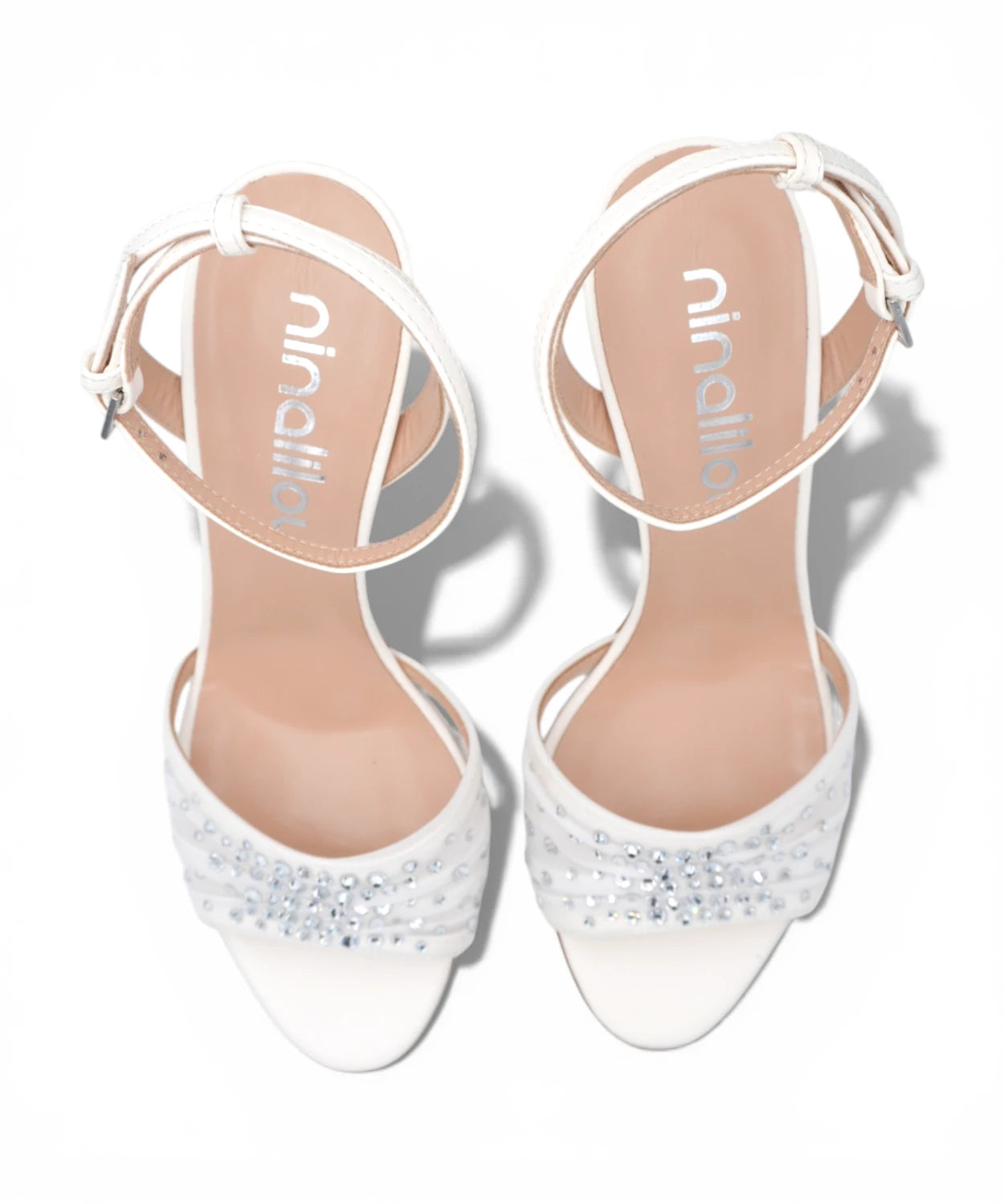 Sandali Sposa Ninalilou Mya 905 in Nappa Avorio