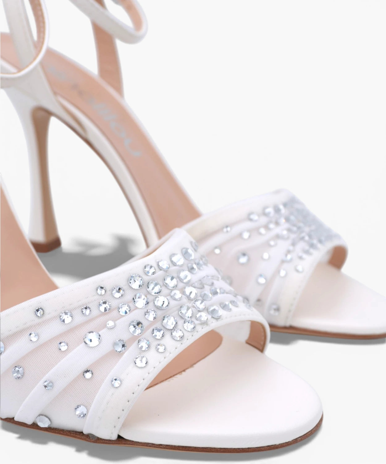 Sandali Sposa Ninalilou Mya 905 in Nappa Avorio