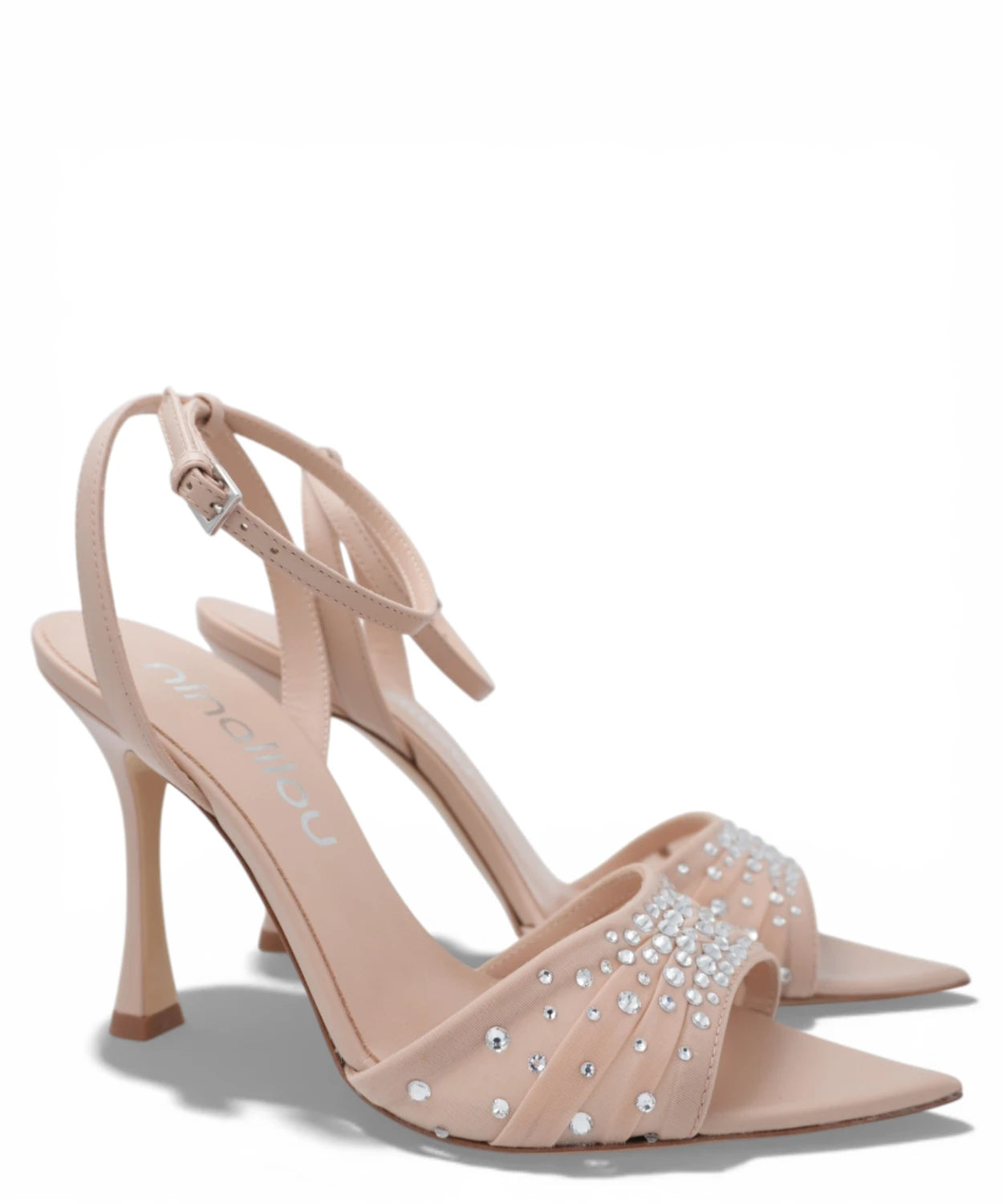 Sandalo con Tacco Peak 905 con Strass - Eleganza Nude