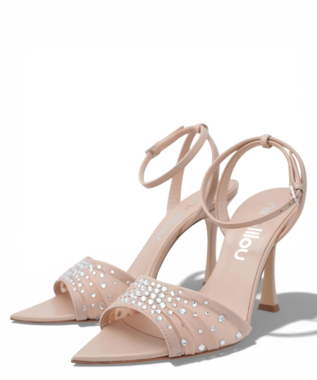Sandalo con Tacco Peak 905 con Strass - Eleganza Nude