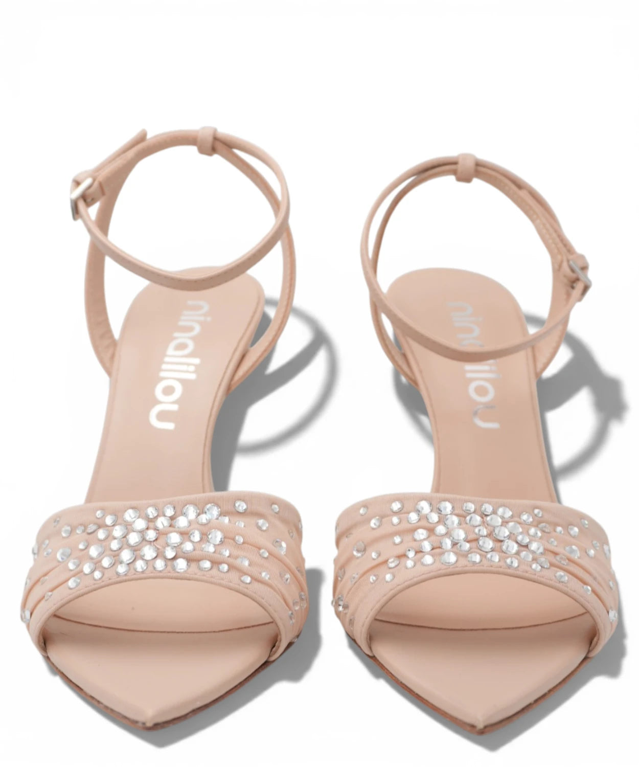 Sandalo con Tacco Peak 905 con Strass - Eleganza Nude