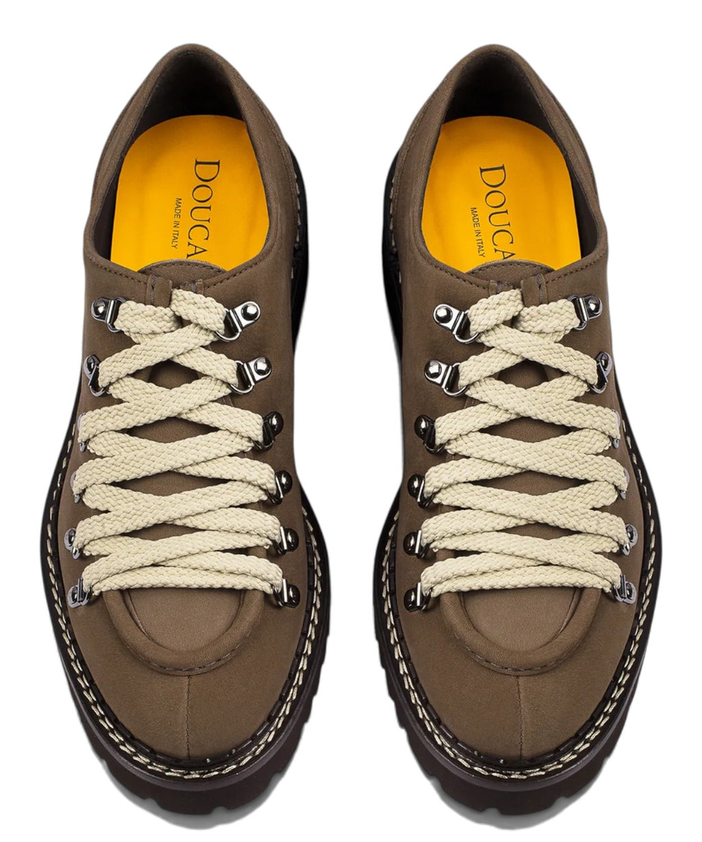 Chaussures à lacets Homme en daim avec crochets