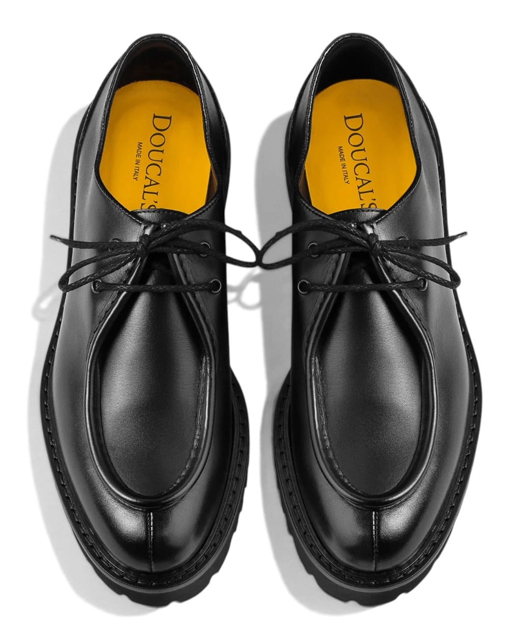Chaussures à lacets Homme à deux œillets en cuir
