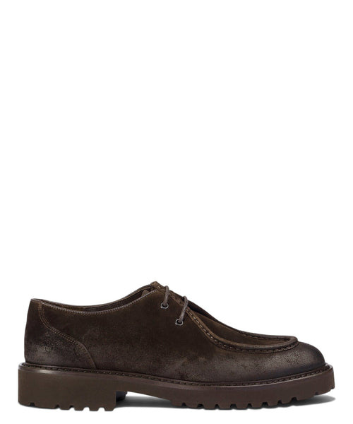 Chaussures à lacets Homme Derby en daim Terre