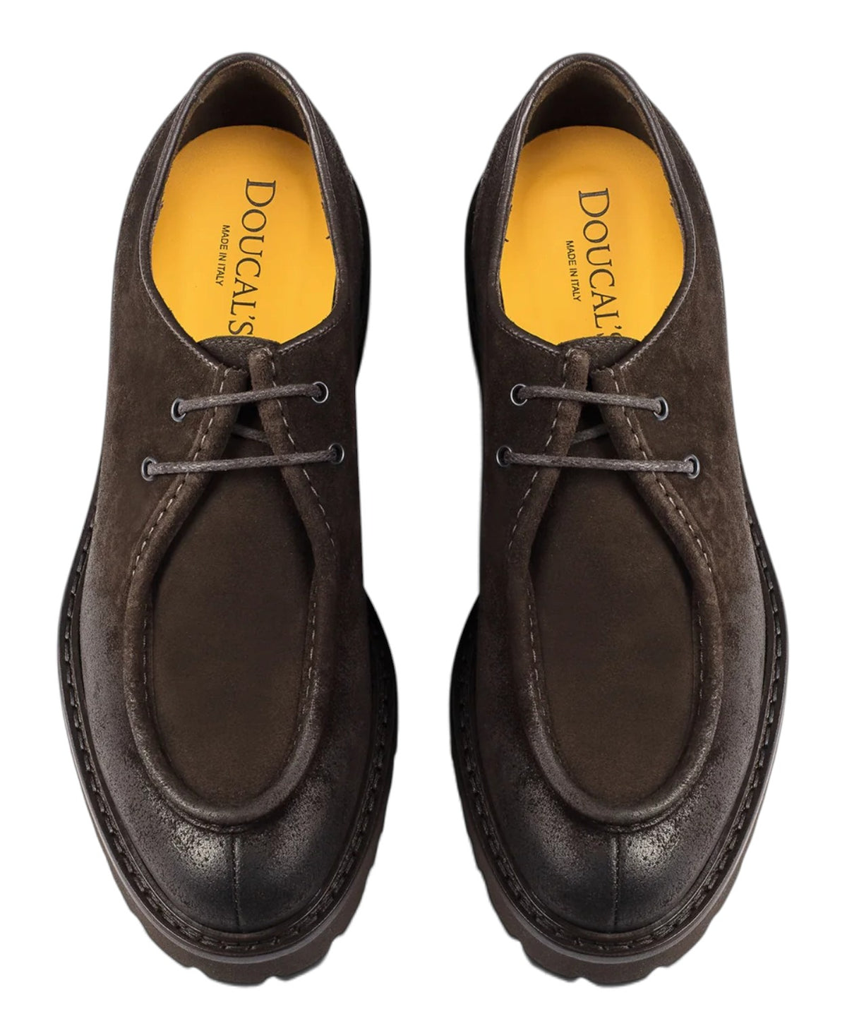 Chaussures à lacets Homme Derby en daim Terre