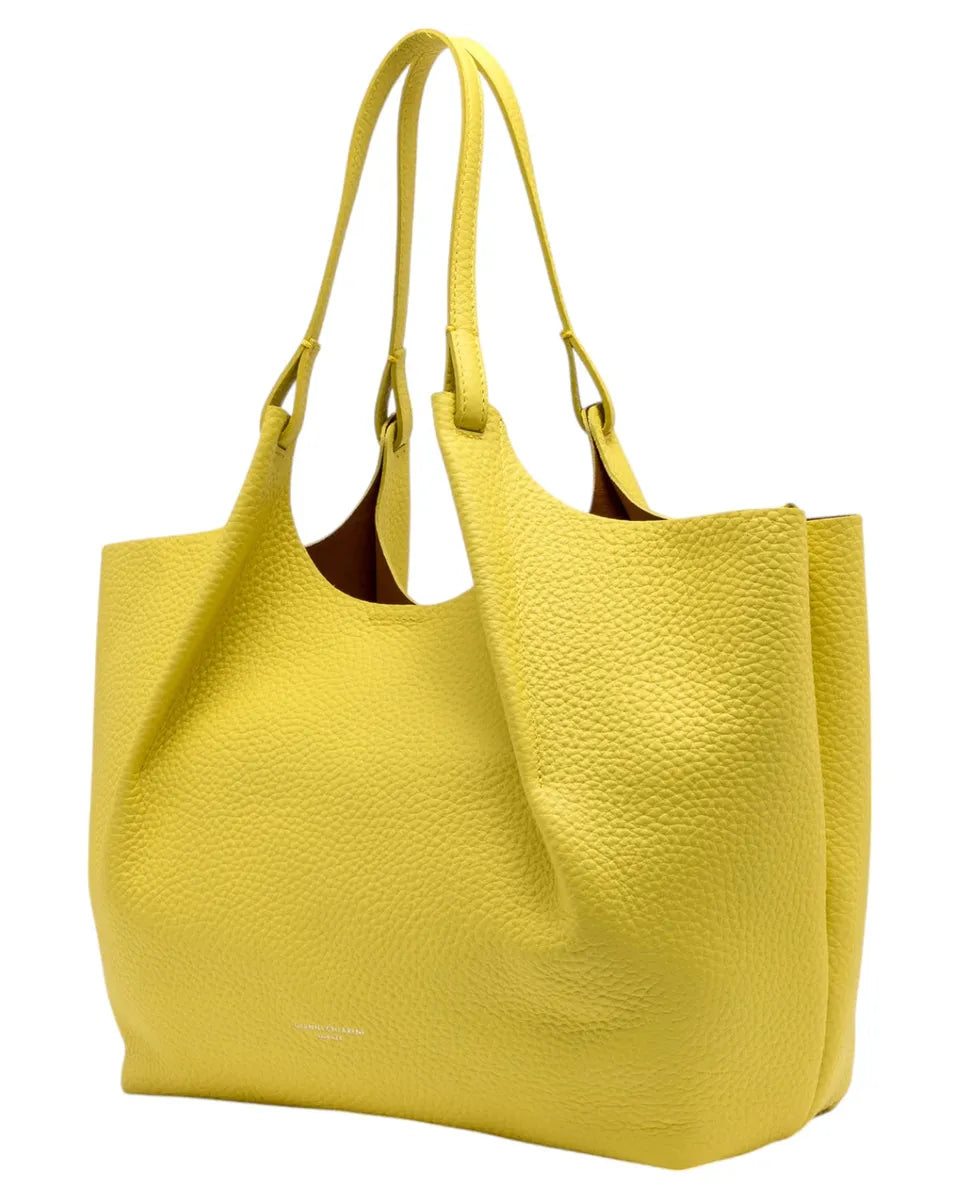 Borsa DUA grande in Pelle Double Grana Maxi-Borse a spalla-Gianni Chiarini-Vittorio Citro Boutique