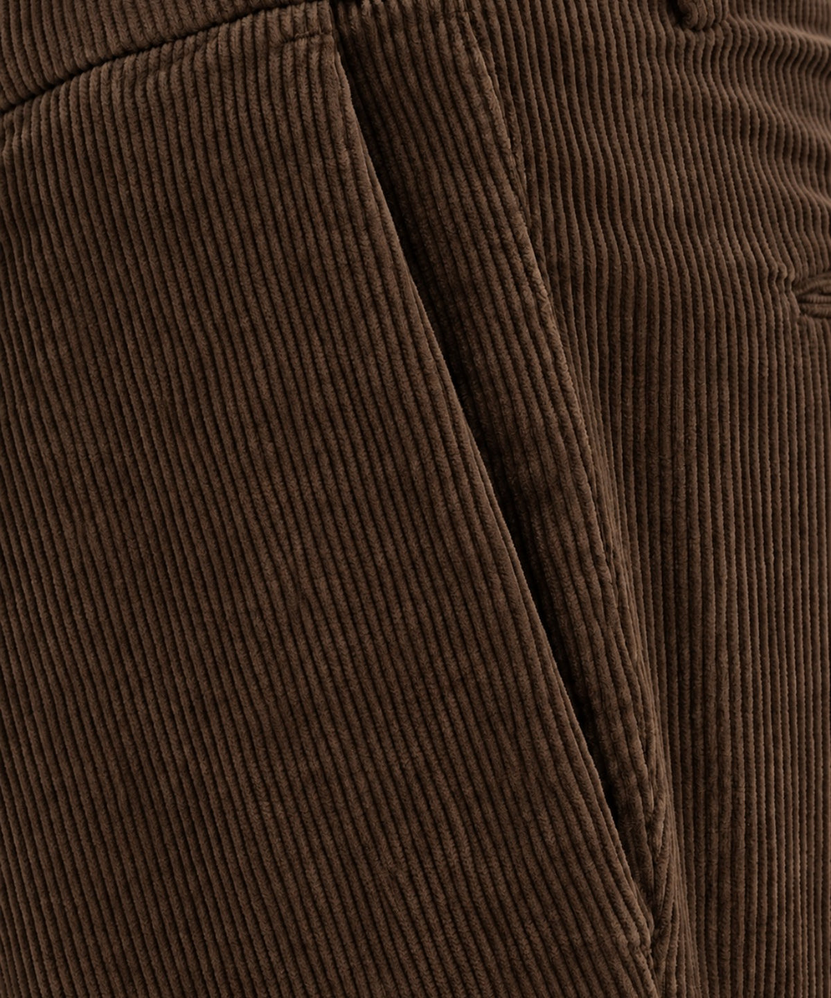 Pantalons Homme Michael Coal côtelés avec plis
