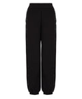 Joggers in jersey doppio con nastro con logo dell'aquila-Emporio Armani-Pantaloni-Vittorio Citro Boutique
