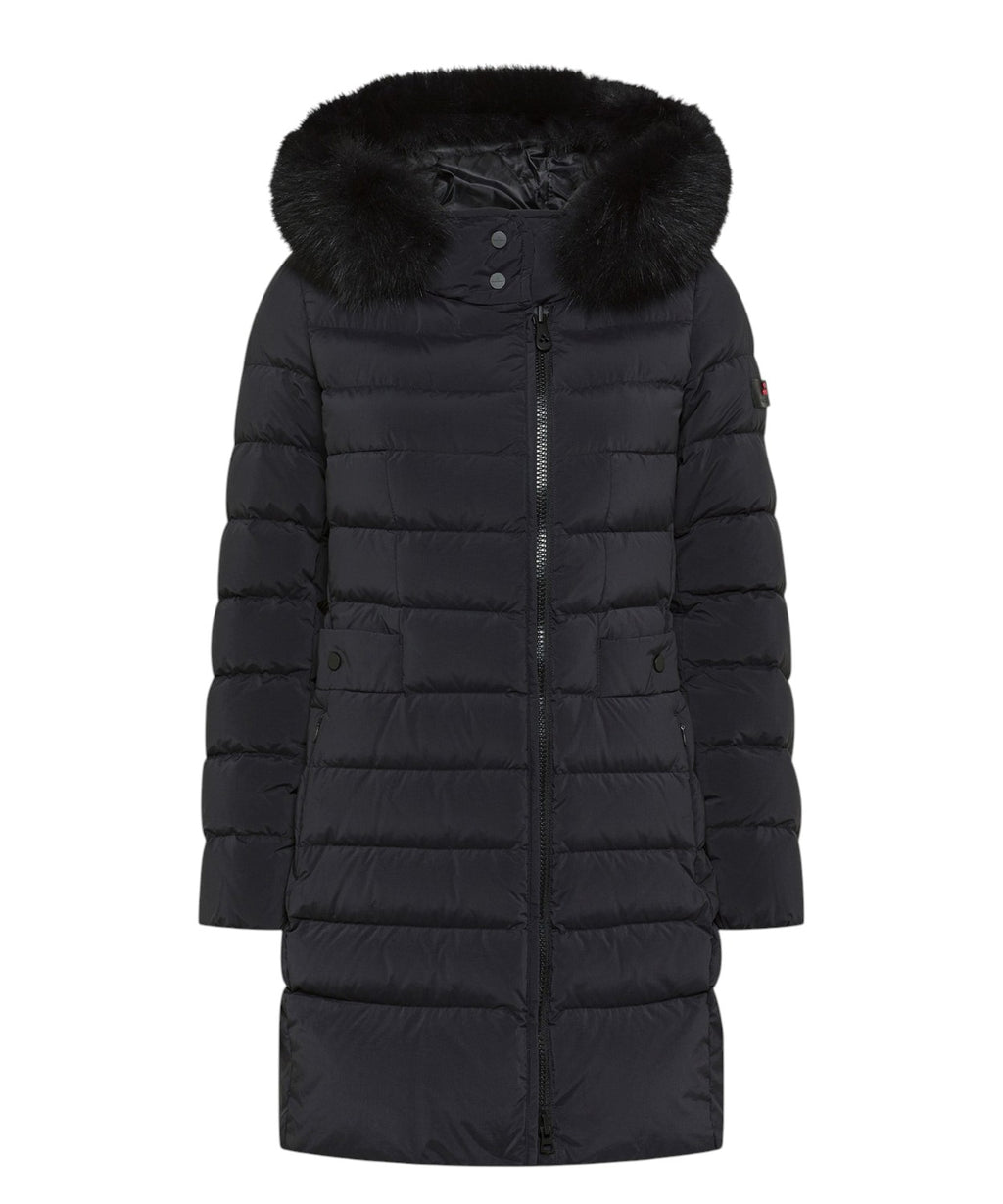 Seriola ML 06 Fur Doudoune longue en fourrure de renard