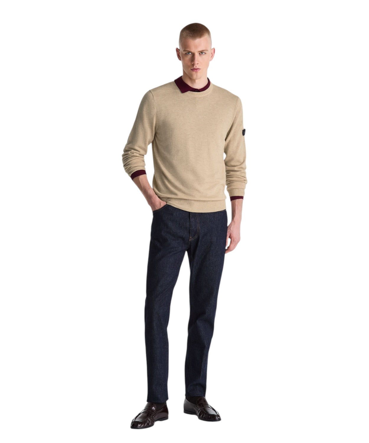 Pullover Uomo Misto Lana Peuterey New Marlon NC