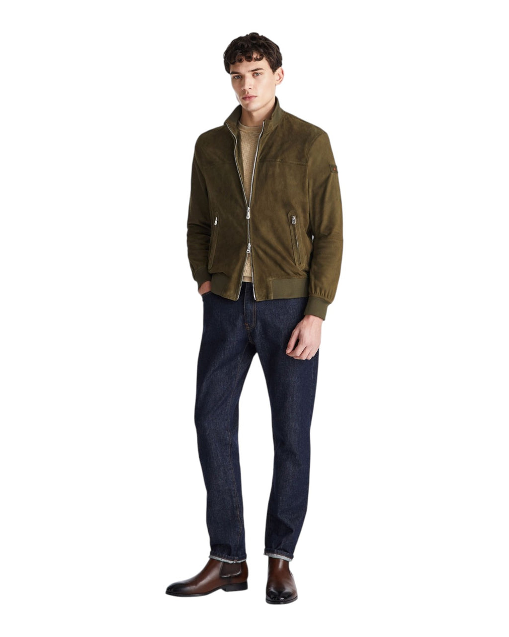 Veste Homme Peuterey Sand Suède PE 08