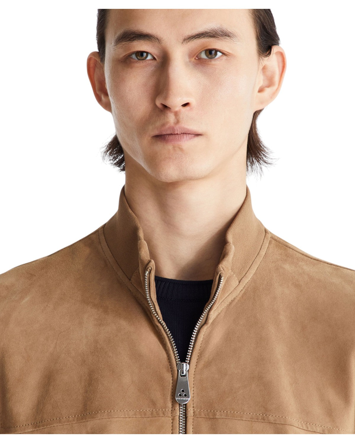 Veste Homme en Cuir Suédé SANDS SUEDE PE 08 avec Zip