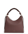 Sac Boheme Medium en cuir Double avec poignée tressée