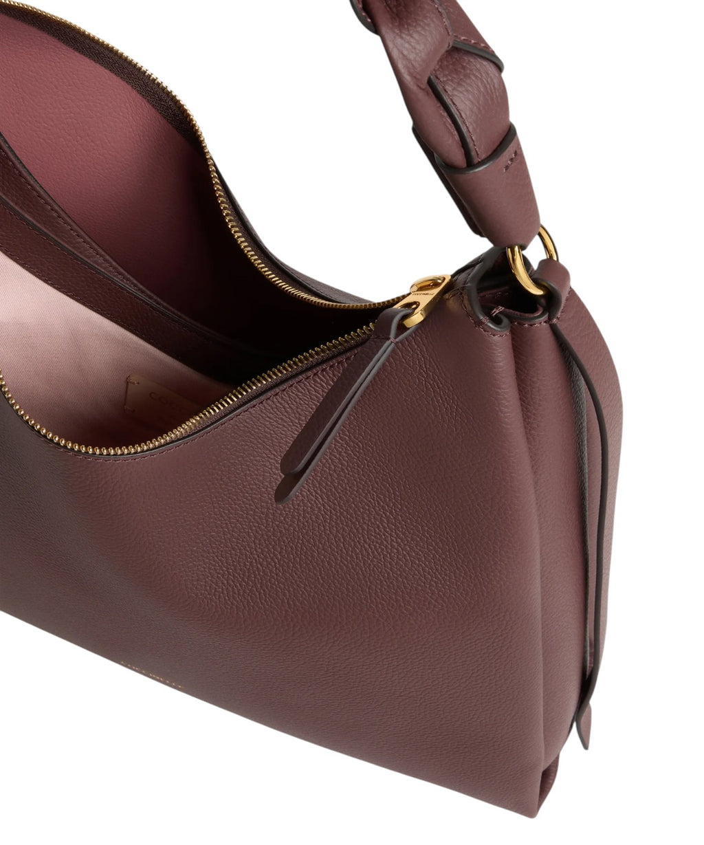 Sac Boheme Medium en cuir Double avec poignée tressée